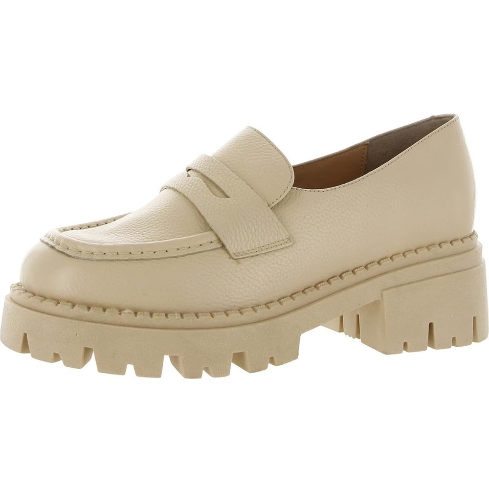 Chunky Seychelles Meridian Loafers in Ivory